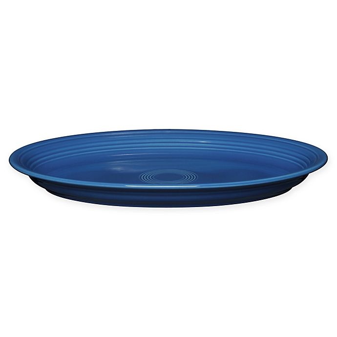 slide 1 of 1, Fiesta Oval Platter - Lapis, 19.25 in