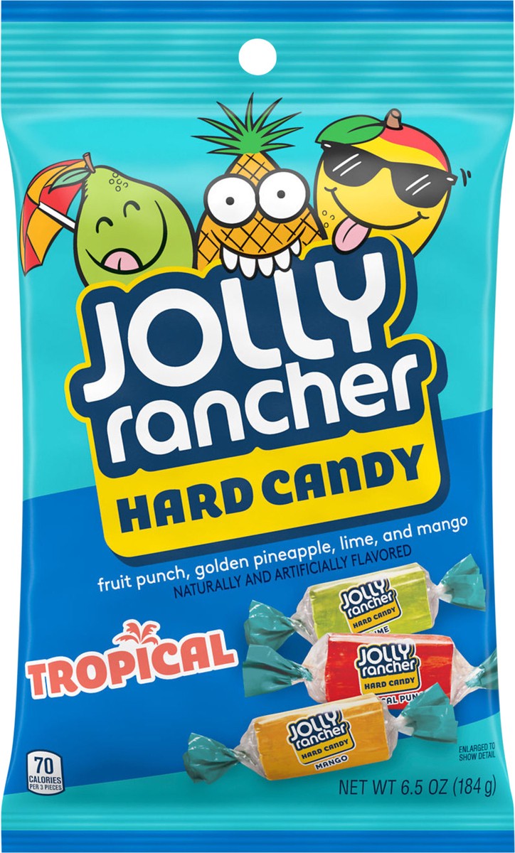 slide 3 of 6, Jolly Rancher Tropical Hard Candy, 6.5 oz