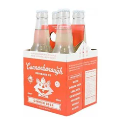 Cannonborough Beverage Co. Ginger Beer - 4 ct