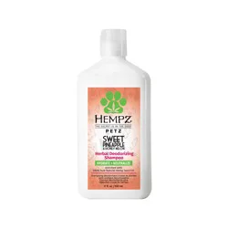 Hempz Sweet Pineapple & Honey Melon Herbal Deodorizing Shampoo for Dogs, 17 fl oz