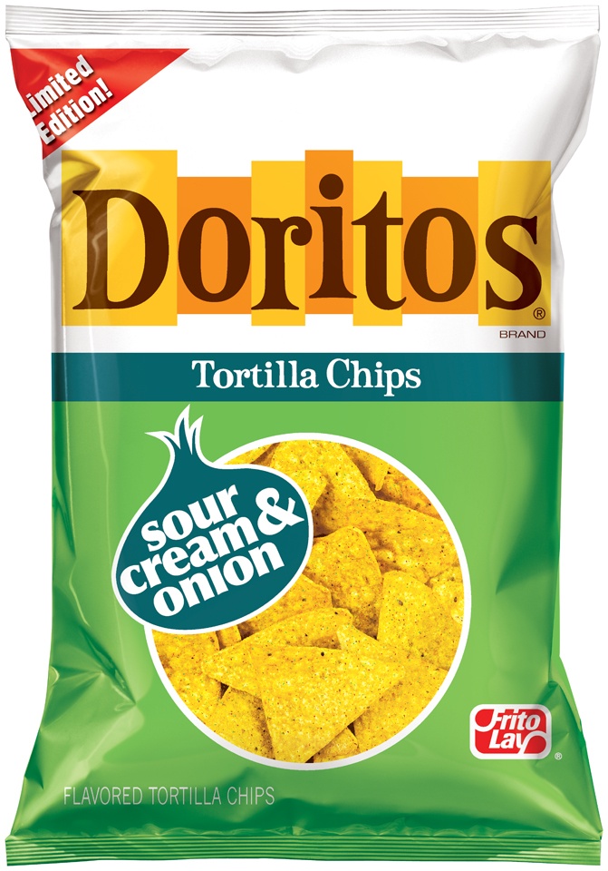 slide 1 of 1, Doritos Sour Cream & Onion, 1 ct