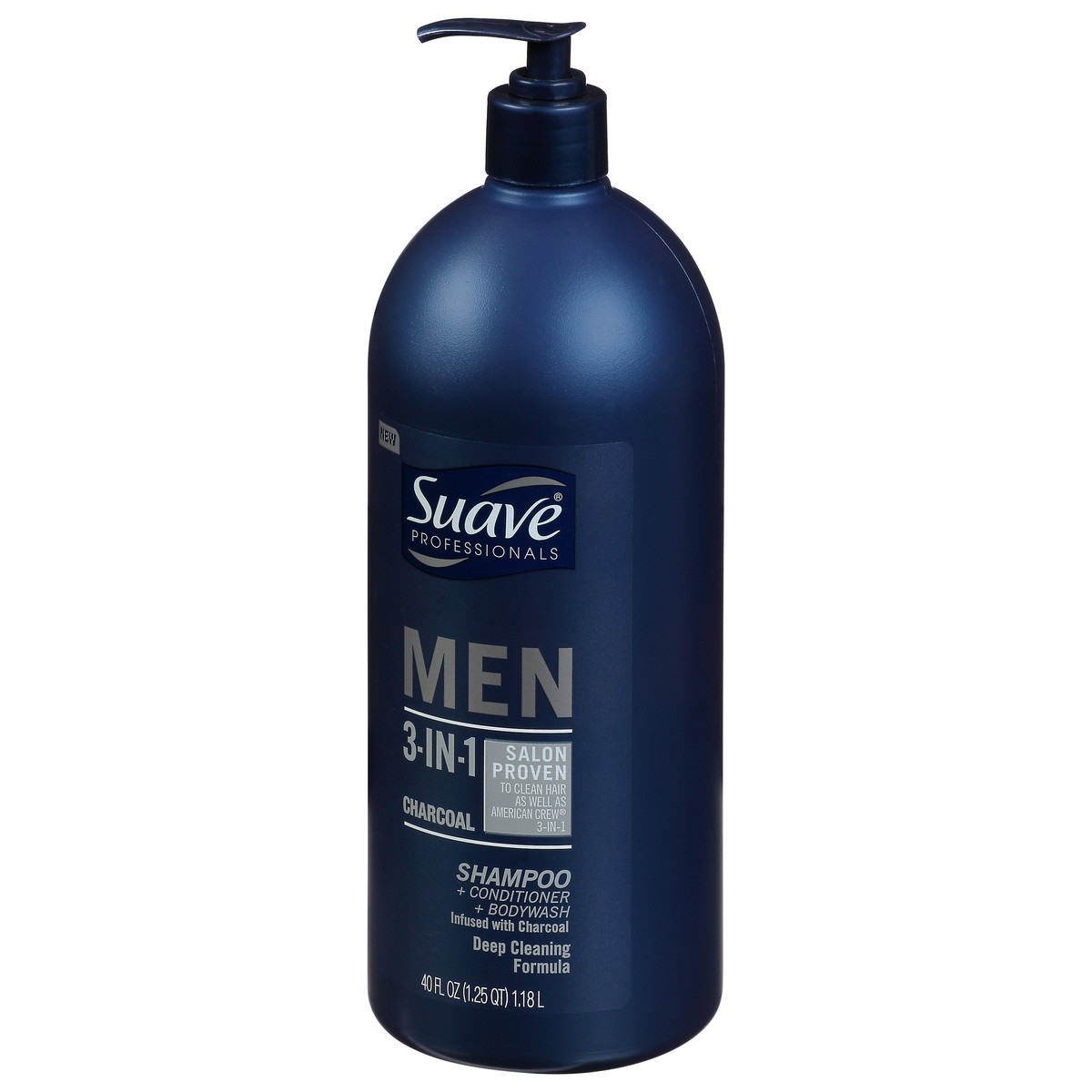 Suave Professionals 3-in-1 Shampoo, Conditioner & Body Wash for Men with  Charcoal, 28 fl oz –  – Toys and Game Store