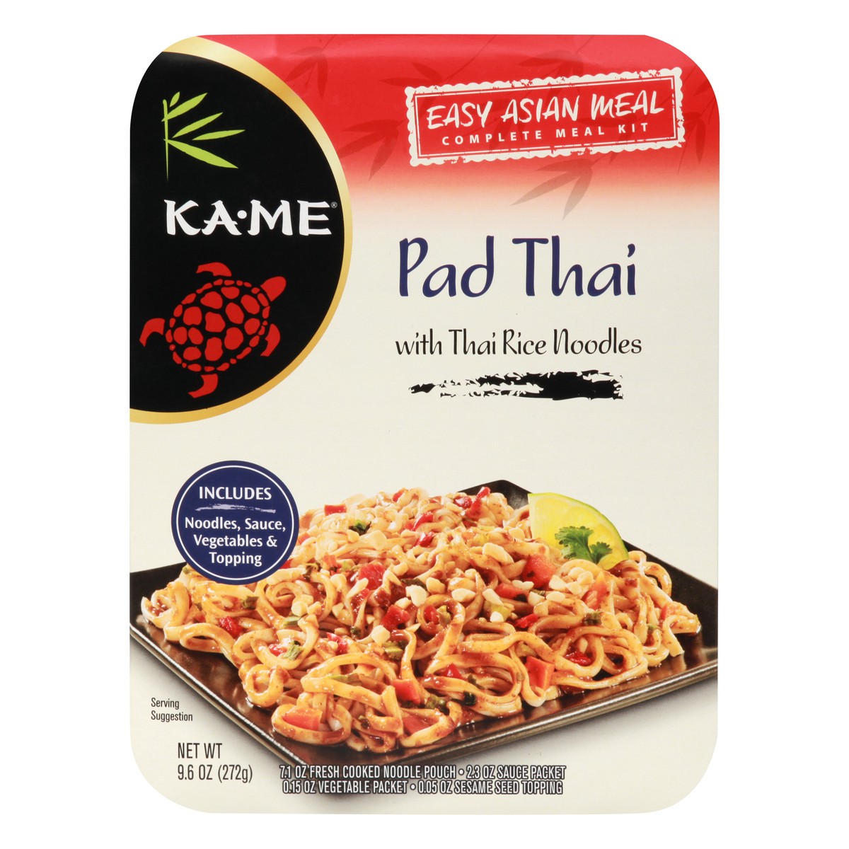 slide 1 of 9, KA-ME Kame Noodle Rice Kit Pad Thai, 9.6 oz