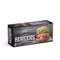 Cowboy Jack's Turkey Burgers - 6 Patties, 32 oz