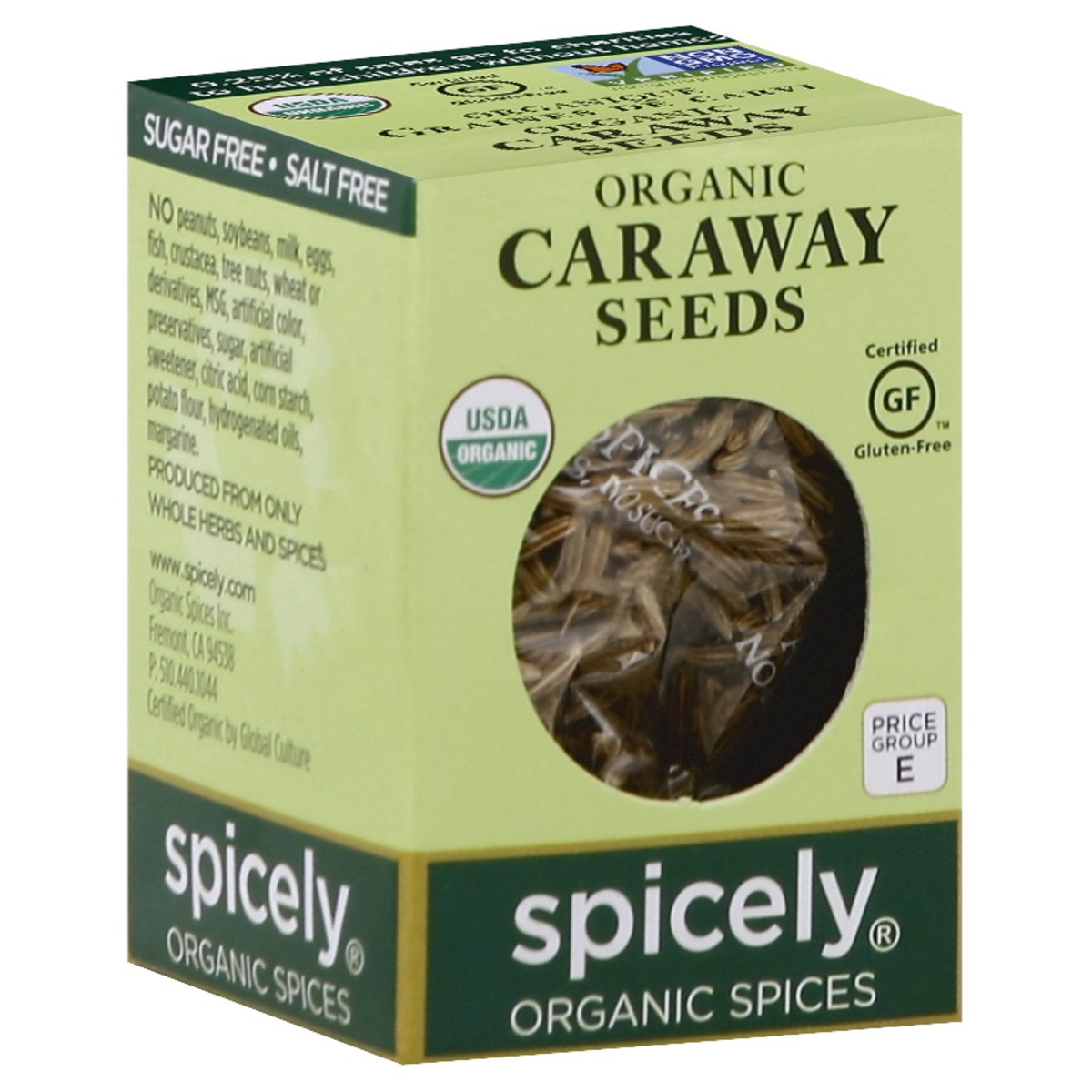 slide 3 of 4, Spicely Organic Spices Caraway Seeds - 0.35 oz, 0.35 oz