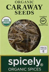 Spicely Organic Spices Caraway Seeds - 0.35 oz