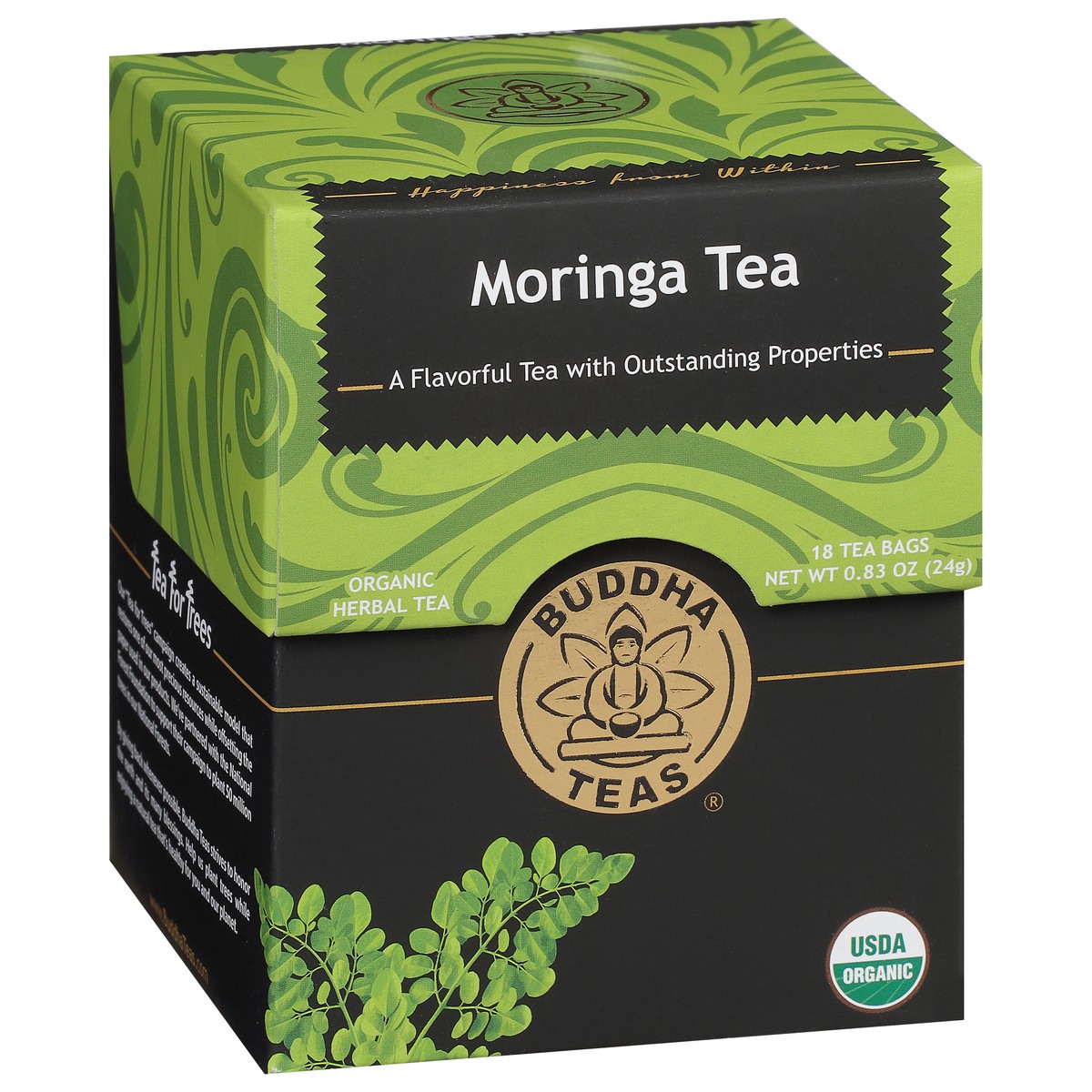 slide 6 of 9, Buddha Teas Moringa Tea - 18 ct, 18 ct