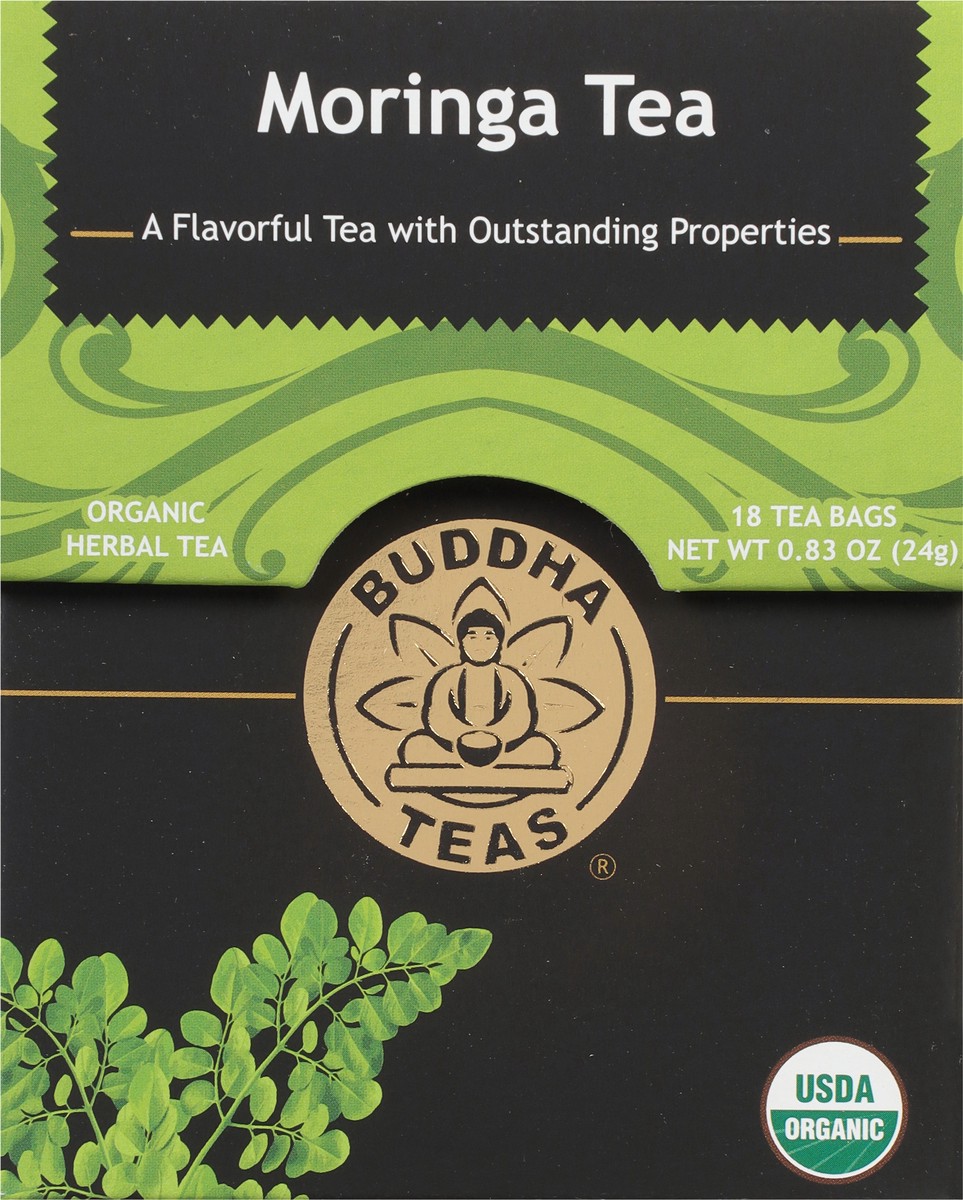 slide 7 of 9, Buddha Teas Moringa Tea - 18 ct, 18 ct
