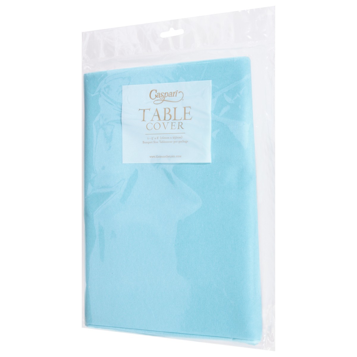 slide 3 of 4, Caspari Robin's Egg Table Cover 1 ea, 1 ct