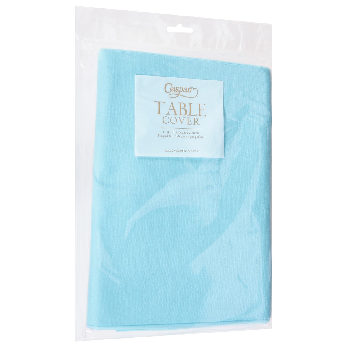 slide 2 of 4, Caspari Robin's Egg Table Cover 1 ea, 1 ct