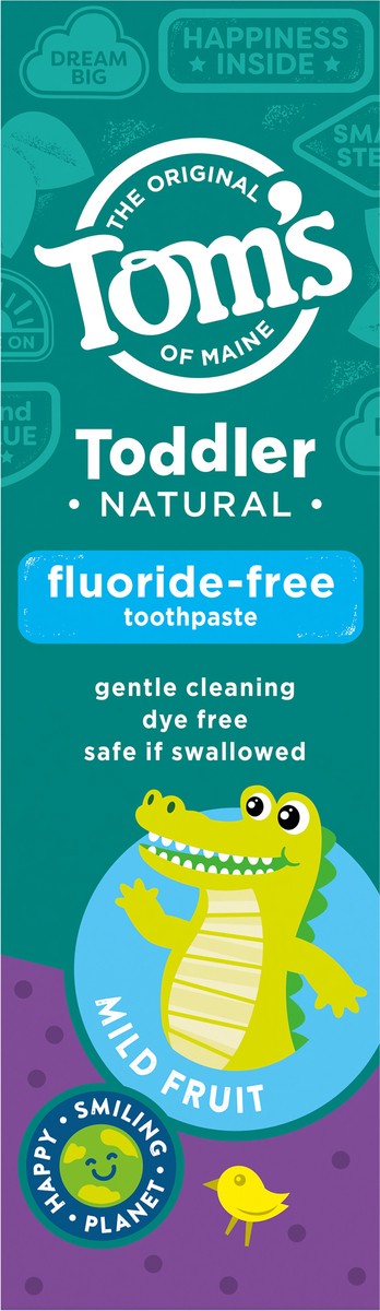 slide 2 of 2, Tom's of Maine Fluoride-Free Toddler Training Toothpaste - Trial Size - 1.75oz, 1.75 oz