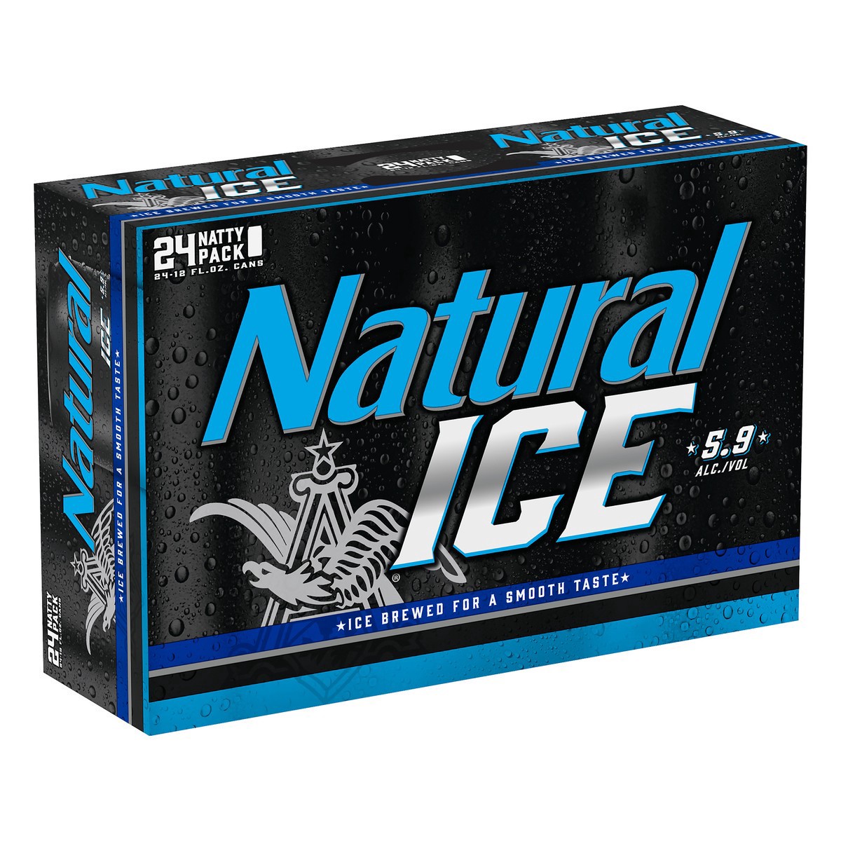 slide 2 of 10, Natural Ice Natty Pack Beer 24 - 12 fl oz Cans, 24 ct; 12 oz