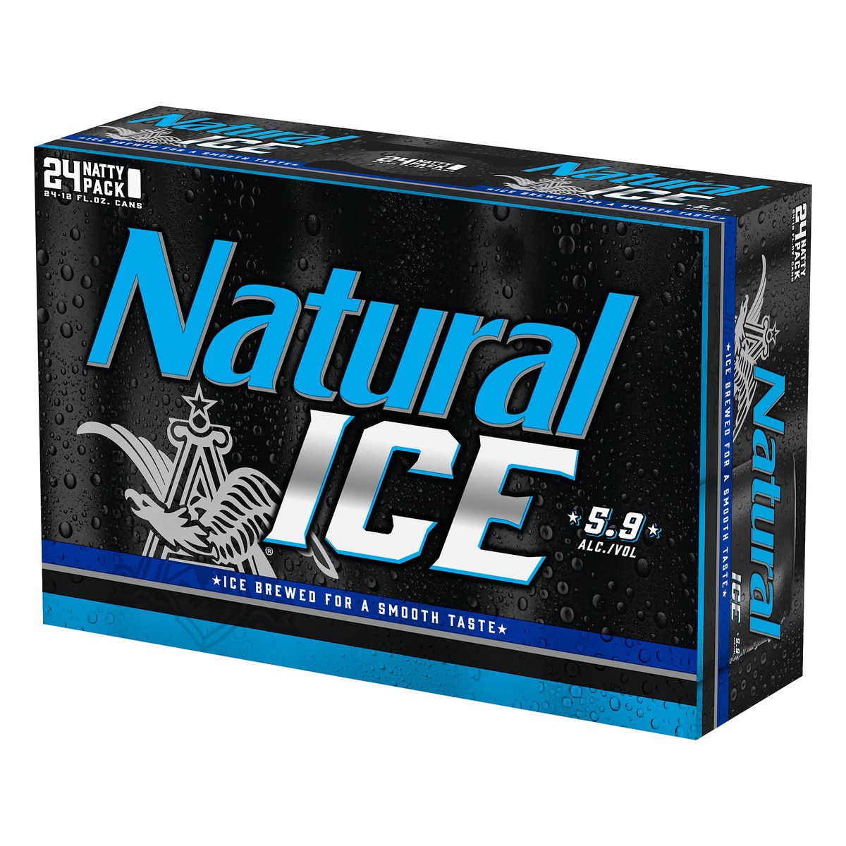 slide 5 of 10, Natural Ice Natty Pack Beer 24 - 12 fl oz Cans, 24 ct; 12 oz