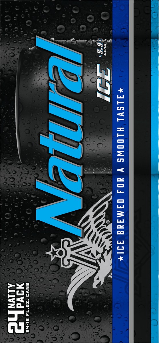 slide 7 of 10, Natural Ice Natty Pack Beer 24 - 12 fl oz Cans, 24 ct; 12 oz