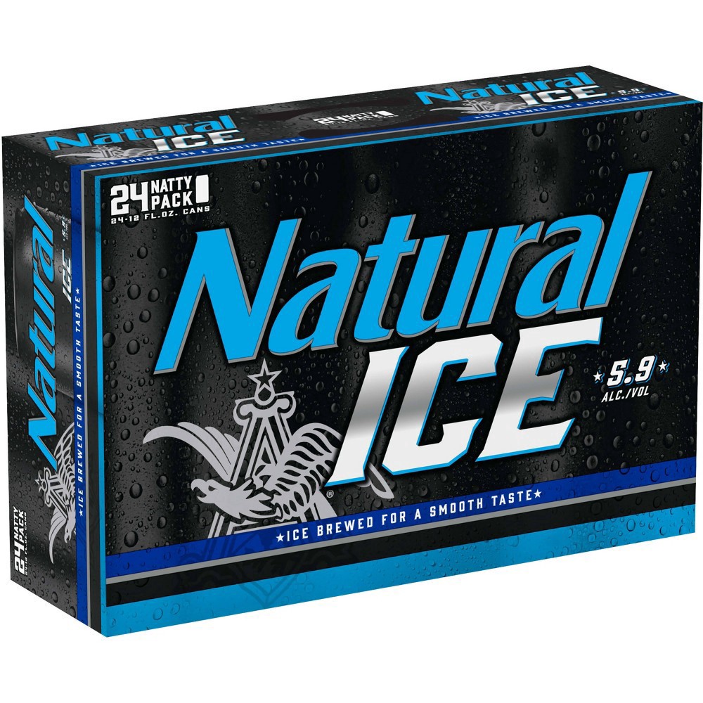 slide 3 of 10, Natural Ice Natty Pack Beer 24 - 12 fl oz Cans, 24 ct; 12 oz