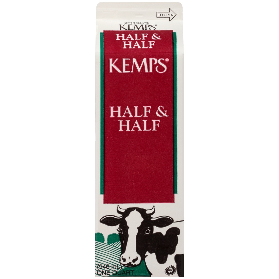 slide 1 of 8, Kemps Half & Half, 32 fl oz