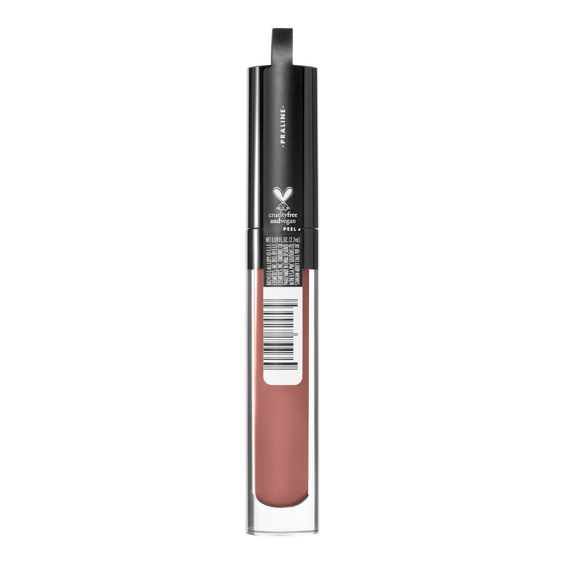 slide 9 of 11, e.l.f. Praline 82540 Lip Plumping Gloss 0.09 fl oz, 0.09 fl oz