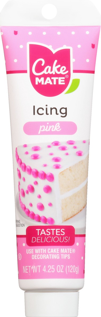 slide 8 of 10, Cake Mate Pink Icing, 4.2 oz