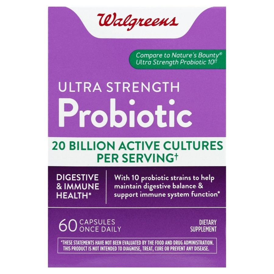 Walgreens Ultra Probiotic Capsules 60 ct | Shipt