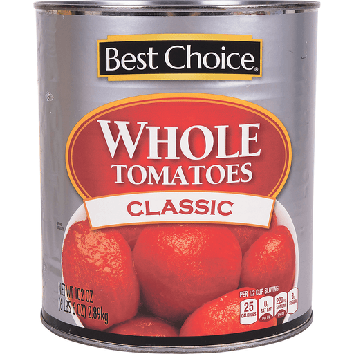 slide 1 of 1, Best Choice Classic Whole Peeled Tomatoes, 102 oz