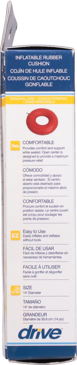 slide 7 of 9, Drive Personal Care Inflatable Rubber Cushion 1 ea, 1 ct