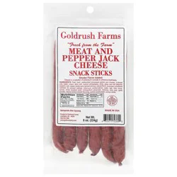 Goldrush Farms Meat and Pepper Jack Cheese Snack Sticks 8 oz