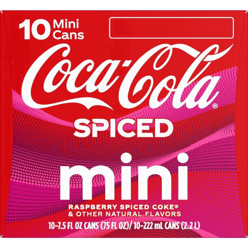 slide 2 of 6, Coca-Cola Spiced Fridge Pack Cans, 7.5 fl oz, 10 Pack, 10 ct