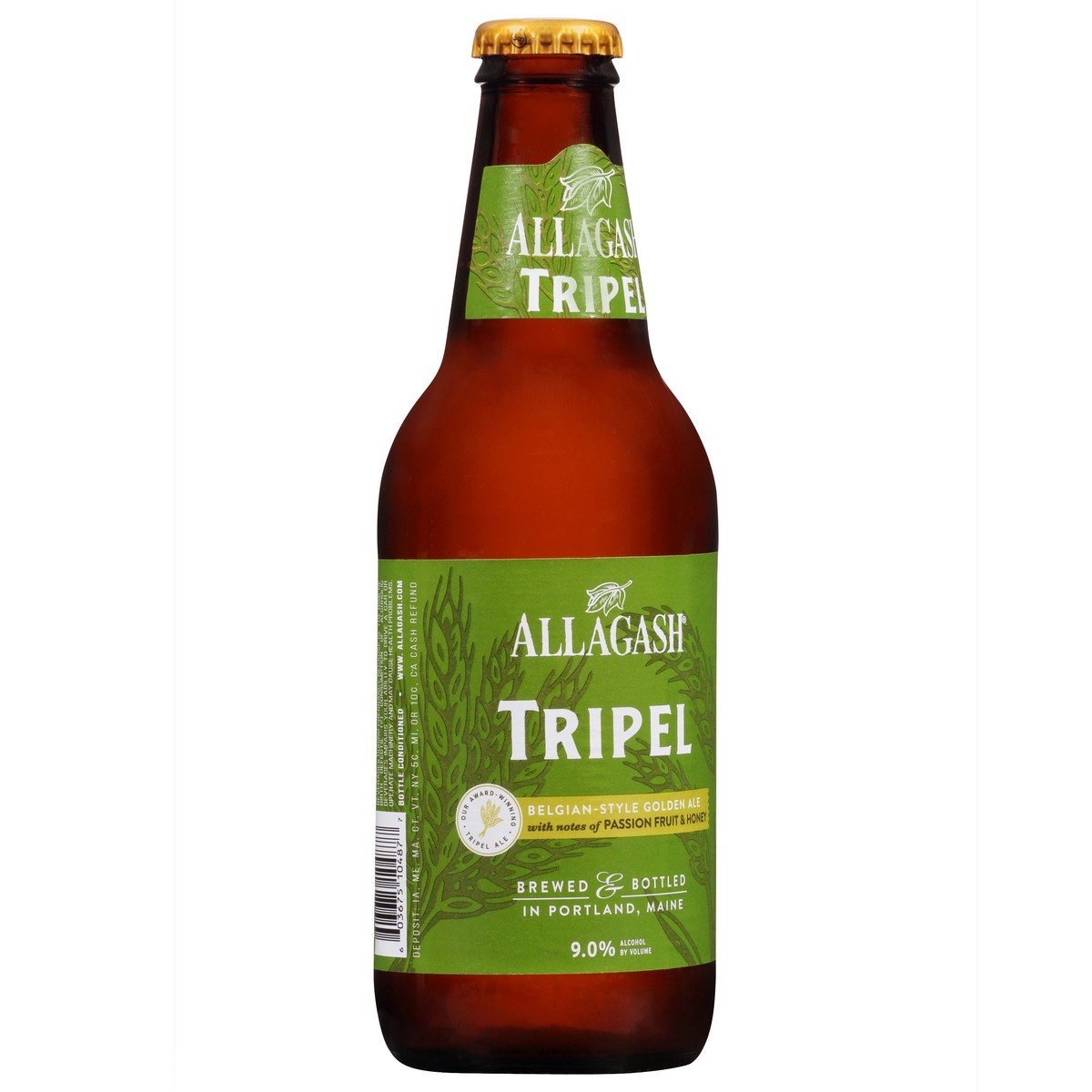 slide 9 of 9, Allagash Tripel Beer 12 fl oz, 12 fl oz