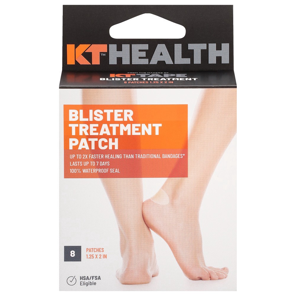 slide 1 of 3, KT Health Blister Treatment Patch 8 ea, 8 ct