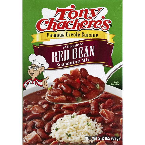 slide 1 of 1, Tony Chachere's Creole Red Bean Seasoning Mix, 2.2 oz