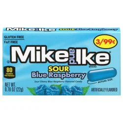 Mike and Ike Chewy Sour Blue Raspberry Candy 0.78 oz