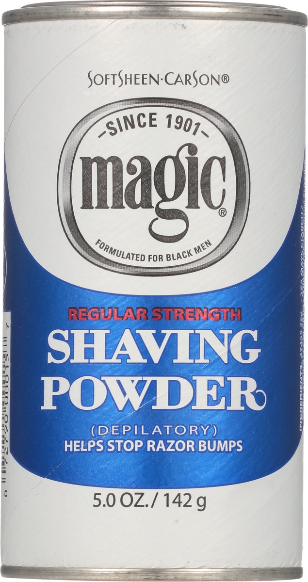 slide 5 of 9, Magic Regular Strength Shaving Powder 5.0 oz, 5 oz