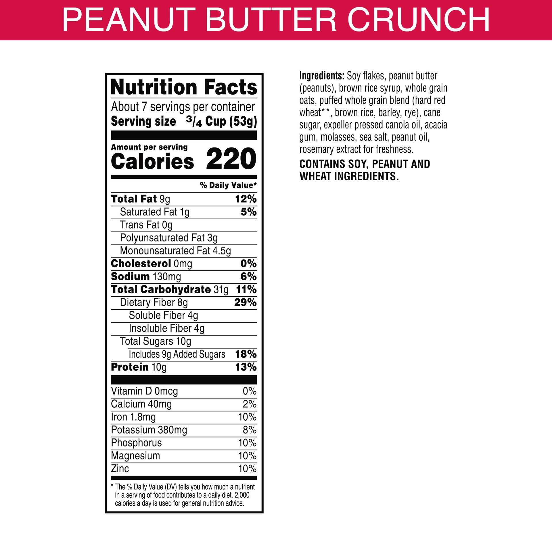 slide 4 of 5, Kashi GO Breakfast Cereal, Peanut Butter Crunch, 13.2 oz