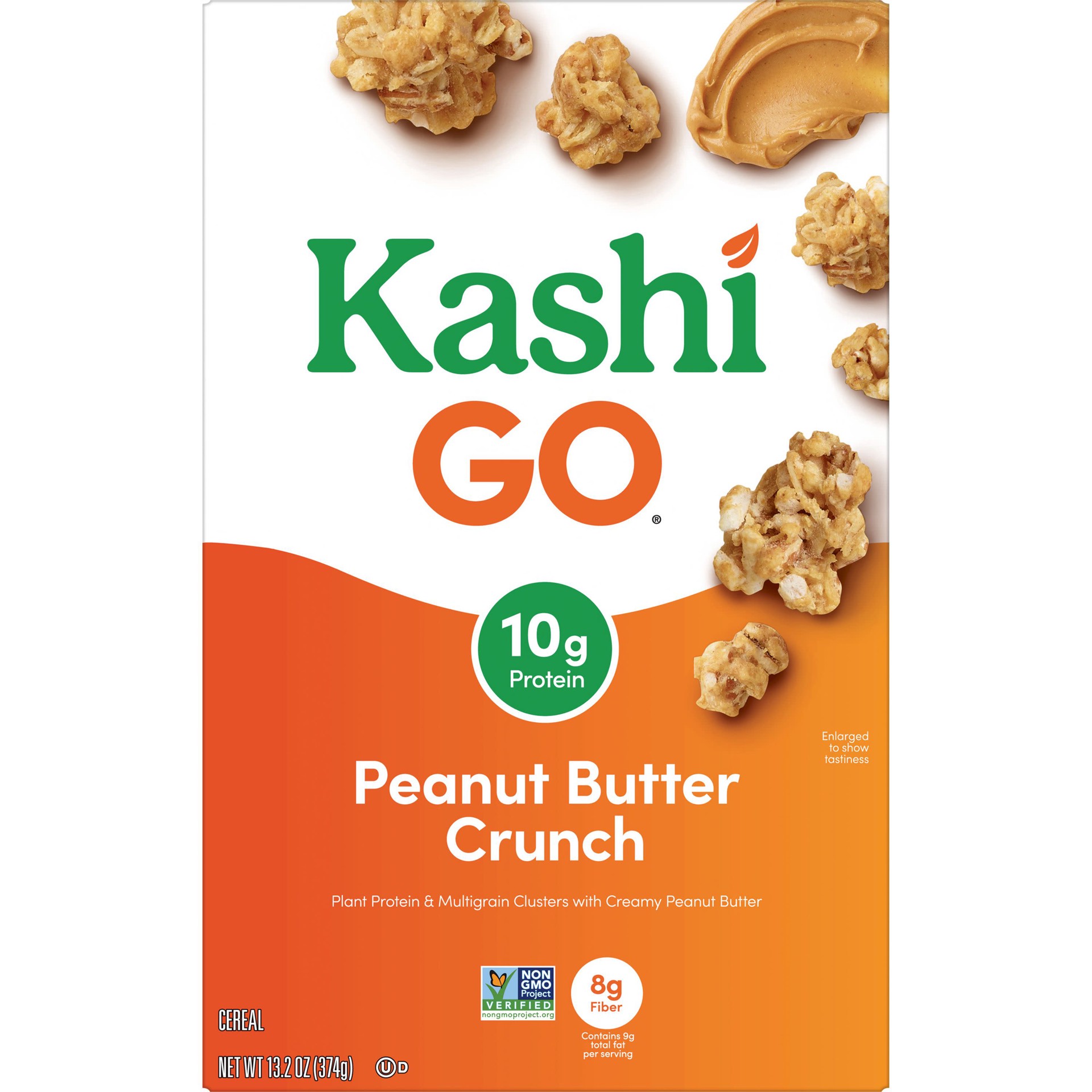 slide 3 of 5, Kashi GO Breakfast Cereal, Peanut Butter Crunch, 13.2 oz