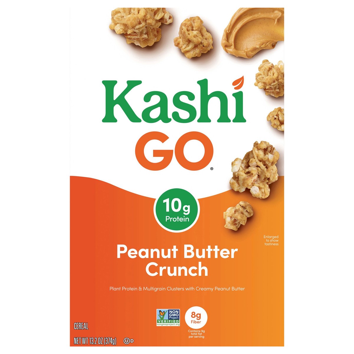 slide 1 of 5, Kashi GO Breakfast Cereal Peanut Butter Crunch, 13.2 oz, 13.2 oz