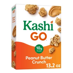Kashi Breakfast Cereal, Vegan Protein, Fiber Cereal, Peanut Butter Crunch