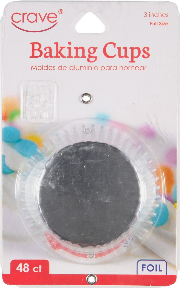 slide 3 of 12, CRAVE Baking Cups, 48 ct