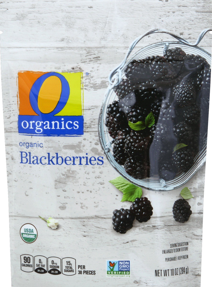 slide 2 of 2, O Organics Blackberries, 10 oz