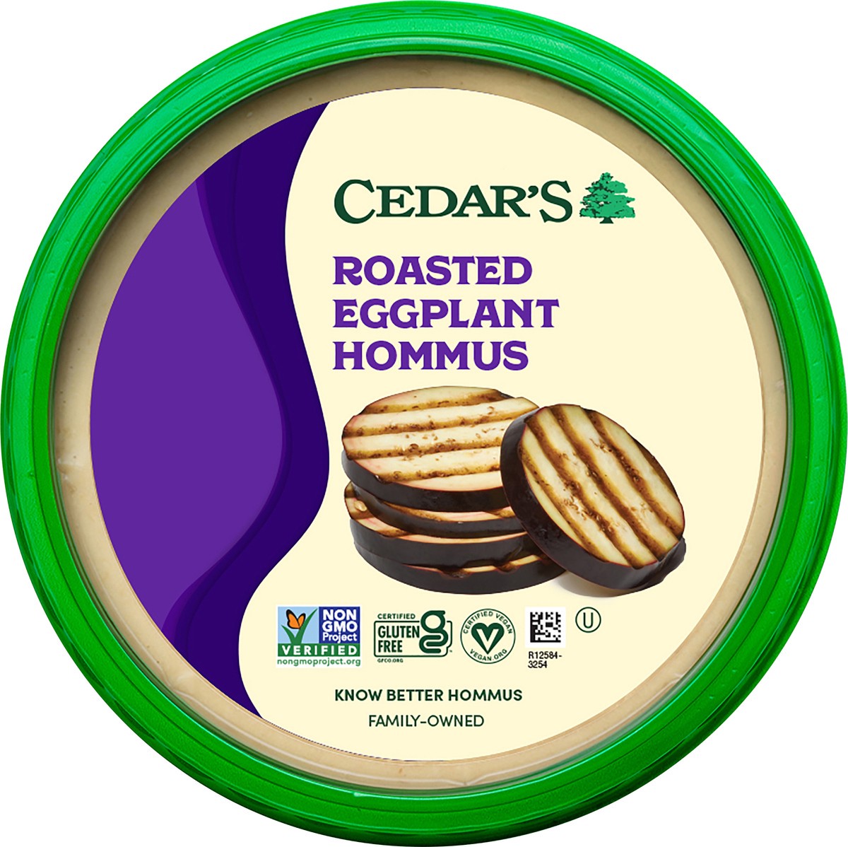 slide 1 of 4, Cedar's Foods Roasted Eggplant Hommus, 8 oz