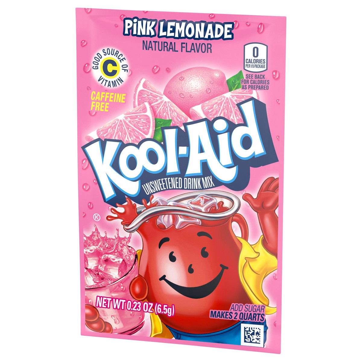 slide 6 of 9, Kool-Aid Unsweetened Pink Lemonade Naturally Flavored Powdered Soft Drink Mix- 0.23 oz, 0.23 oz