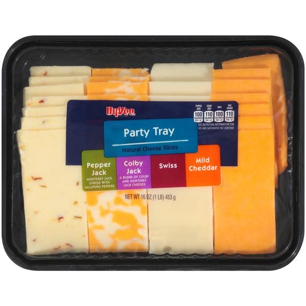 slide 1 of 1, Hy-vee Primo Taglio Variety Party Cheese Tray - 16 Oz., 16 oz