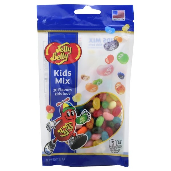 slide 1 of 7, Jelly Belly Kids Mix Jelly Beans, 9.8 oz Pouch Bag, 9.8 oz