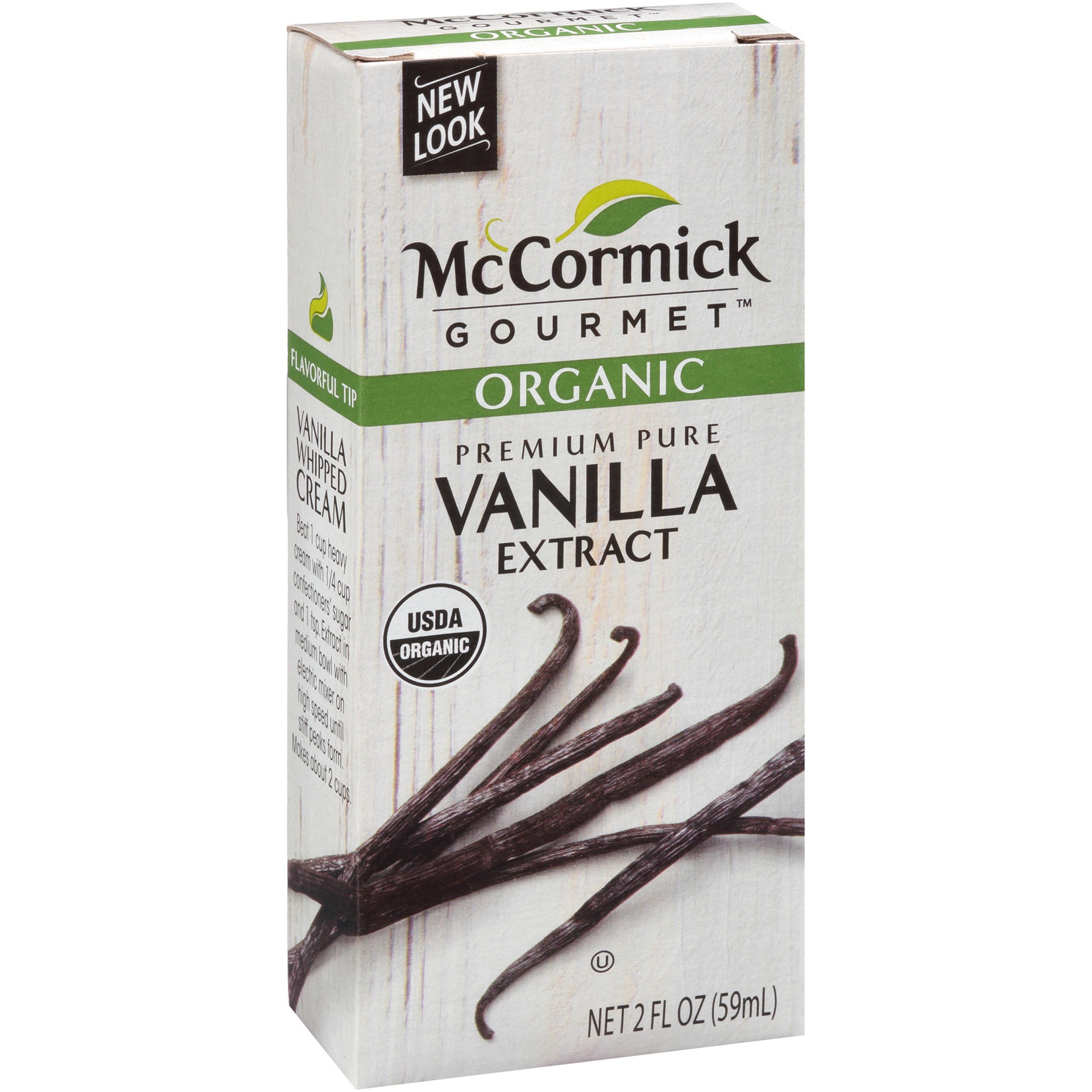 slide 2 of 5, McCormick Gourmet Organic Pure Vanilla Extract, 2 fl oz, 2 fl oz