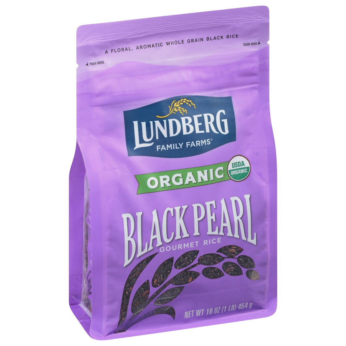 slide 2 of 9, Lundberg Family Farms Lundberg Organic Black Pearl Rice 16 Oz. Stand-Up Bag, 16 oz