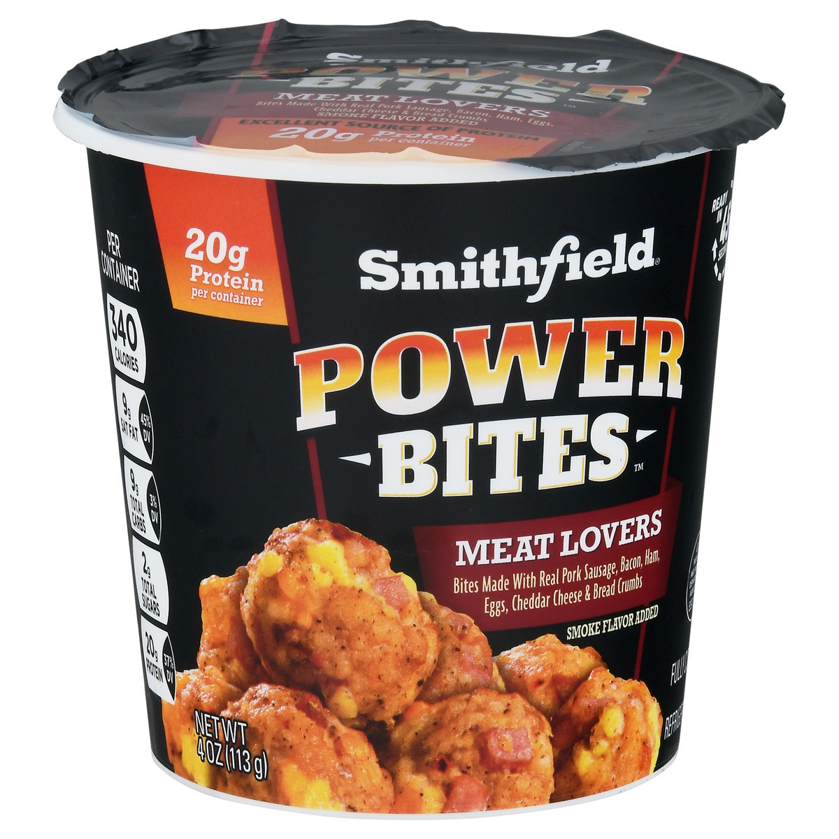 slide 2 of 9, Smithfield Meat Lovers Power Bites, 4 oz