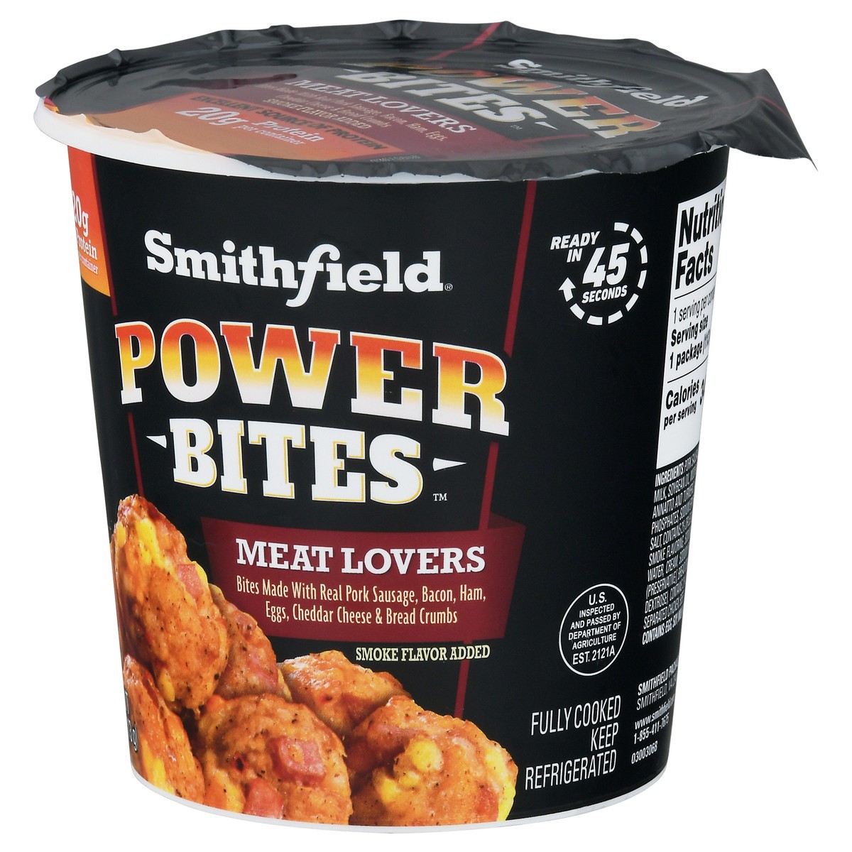 slide 9 of 9, Smithfield Meat Lovers Power Bites, 4 oz