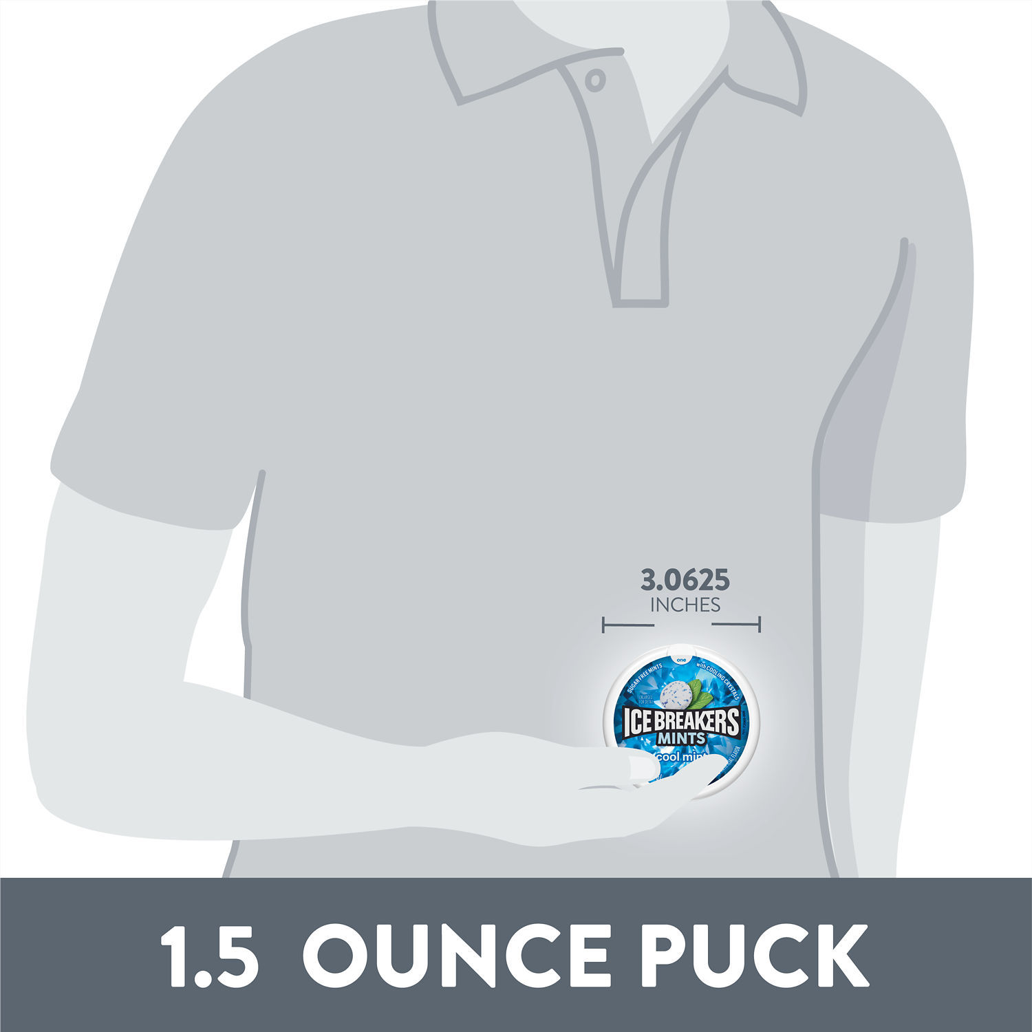slide 5 of 8, Ice Breakers Cool Mint Sugar Free Mints, 1.5 oz