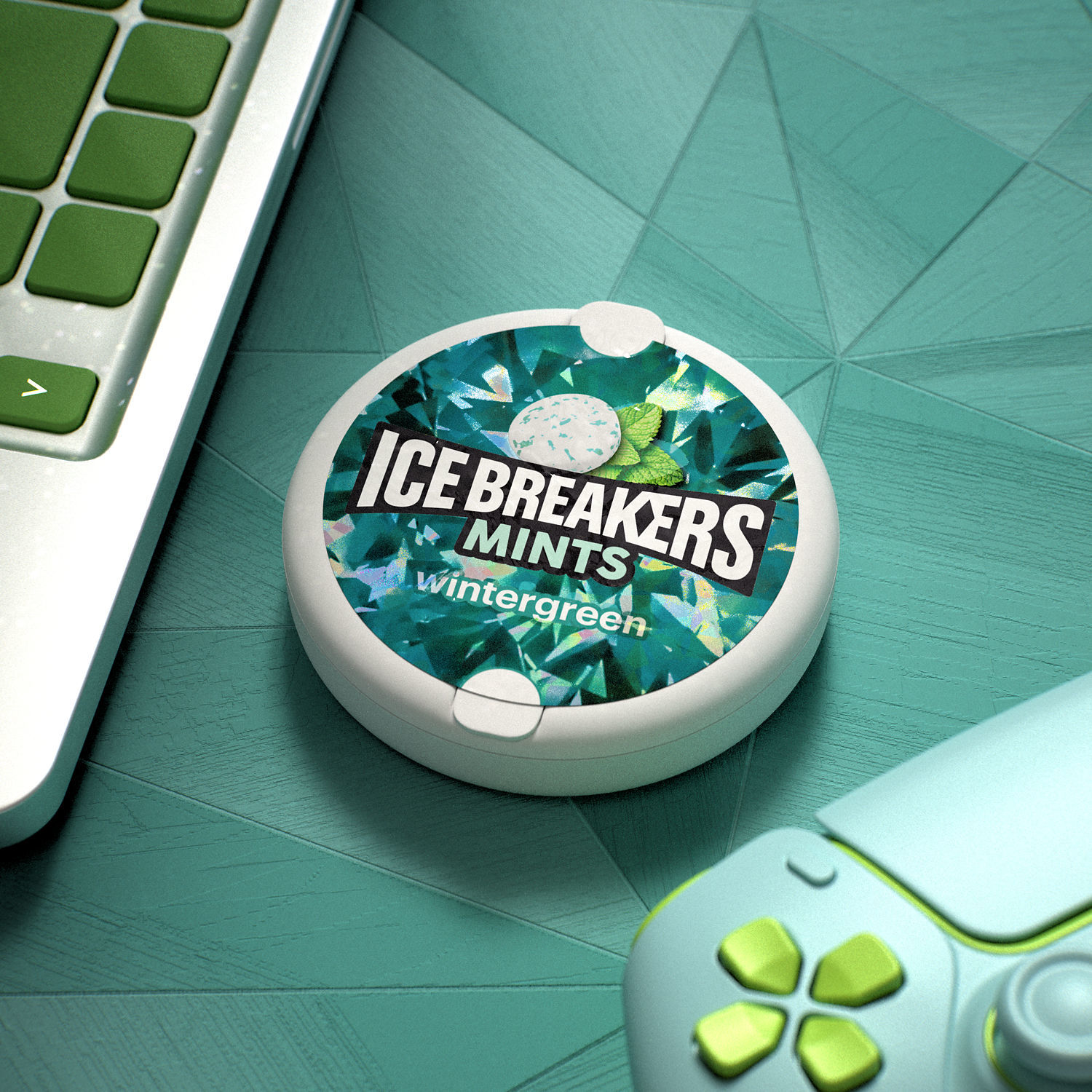 slide 2 of 8, Ice Breakers Mints, Wintergreen Flavor, Sugar Free, 1.5 oz