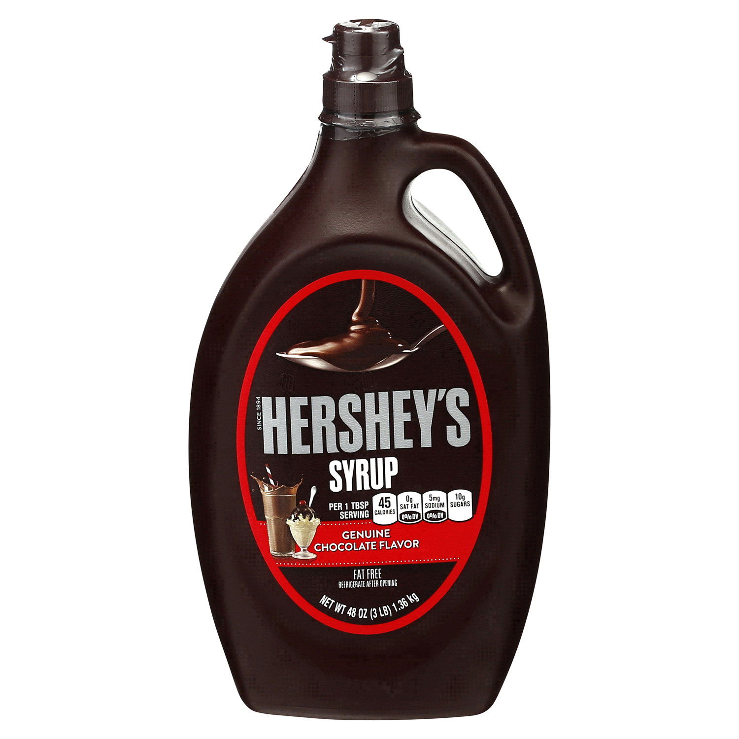 slide 1 of 2, Hershey's Syrup, Chocolate, 48 oz