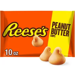REESE'S Peanut Butter Baking Chips Bag, 10 oz